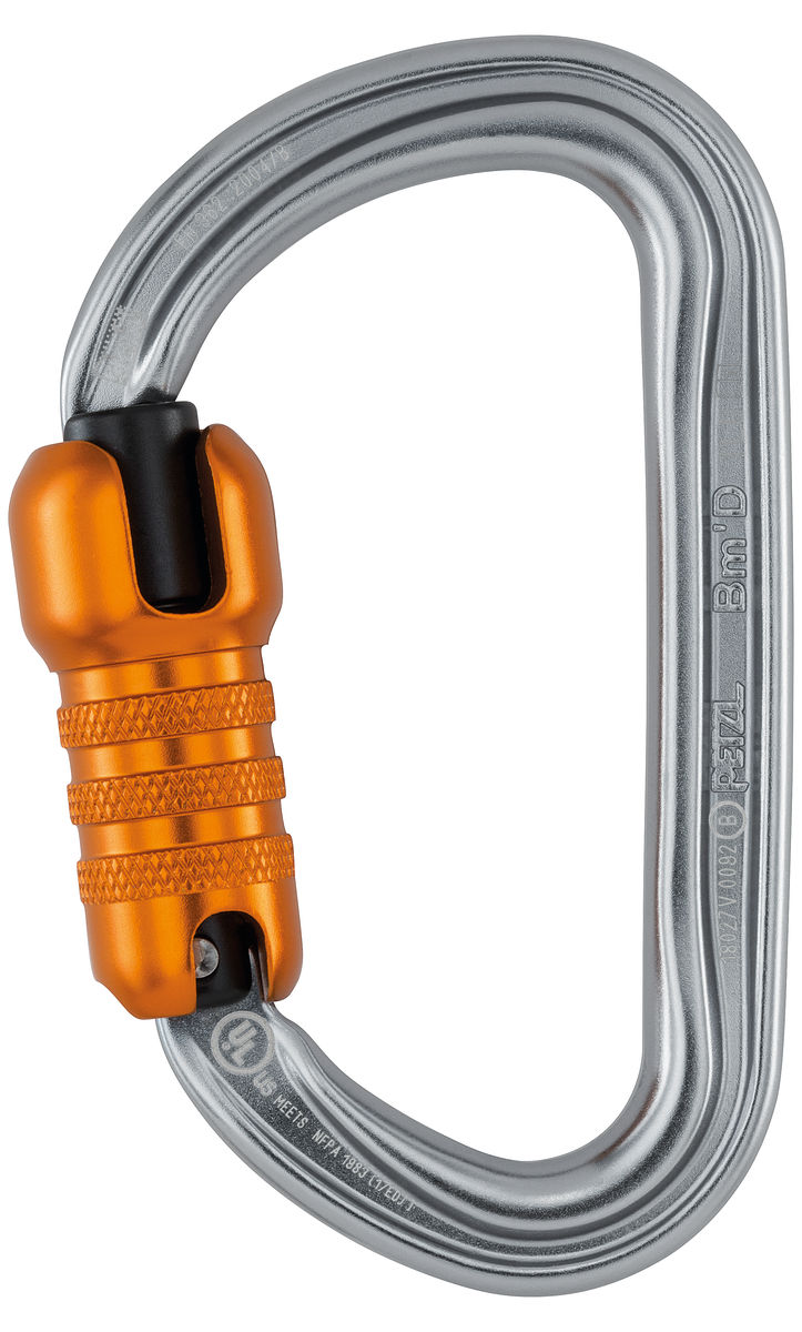 PETZL Bm'D Aluminium karabiner - Triact-Lock - Grijs - Afbeelding 2