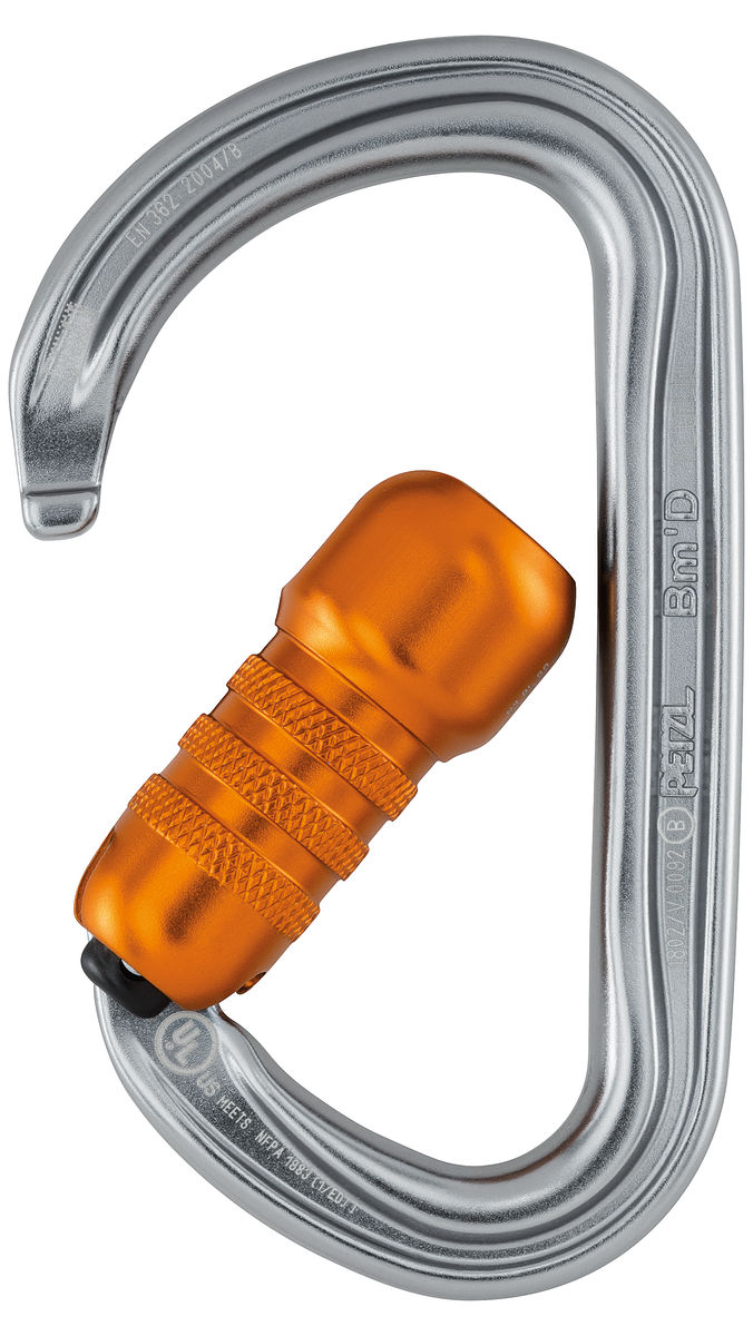 PETZL Bm'D Aluminium karabiner - Triact-Lock - Grijs - Afbeelding 8