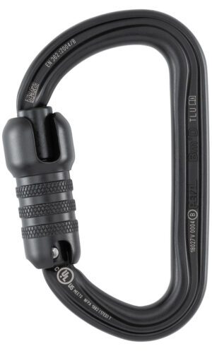 PETZL Bm'D Aluminium karabiner - Triact-Lock - Zwart