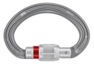 PETZL OMNI Aluminium karabiner - Screw-Lock - Grijs