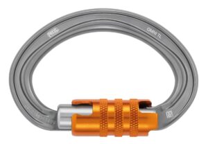 PETZL OMNI Aluminium karabiner - Triact-Lock - Grijs