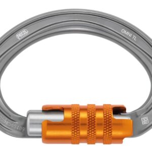 PETZL OMNI Aluminium karabiner - Triact-Lock - Grijs