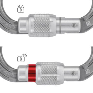 PETZL OMNI Aluminium karabiner - Triact-Lock - Grijs - Afbeelding 5