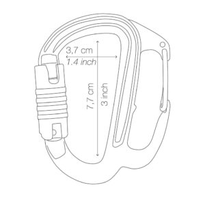 PETZL FREINO Z Aluminium karabiner - Triact-Lock - Afbeelding 4