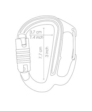 PETZL FREINO Z Aluminium karabiner - Triact-Lock - Afbeelding 4