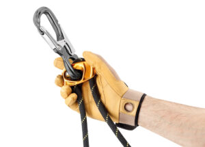 PETZL EASHOOK OPEN Aluminium karabiner - Automatic - Grijs/Geel - Afbeelding 3