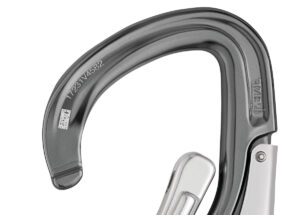 PETZL EASHOOK OPEN Aluminium karabiner - Automatic - Grijs/Geel - Afbeelding 4