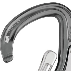 PETZL EASHOOK OPEN Aluminium karabiner - Automatic - Grijs/Geel - Afbeelding 4