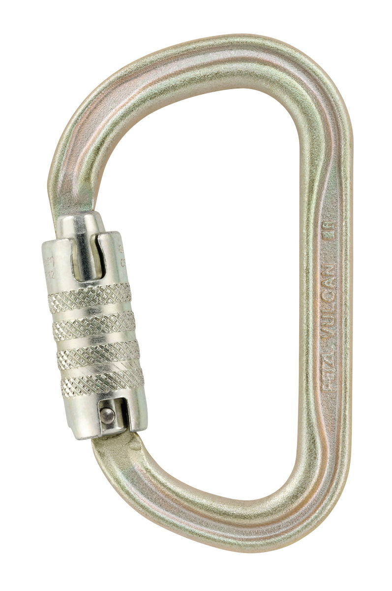 PETZL VULCAN Stalen karabiner - Triact-Lock - Goud - International