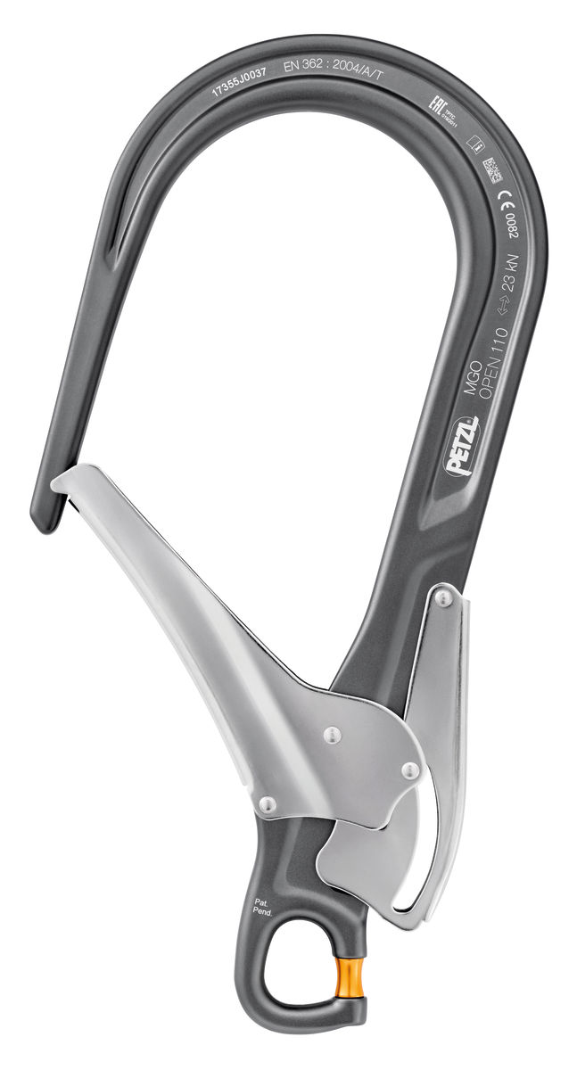 PETZL MGO OPEN Grote connector - Automatisch - 110 mm