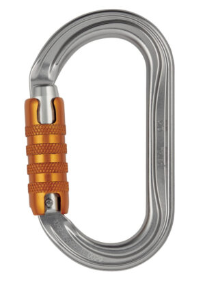 PETZL OK Aluminium karabiner - Triact-Lock - Grijs