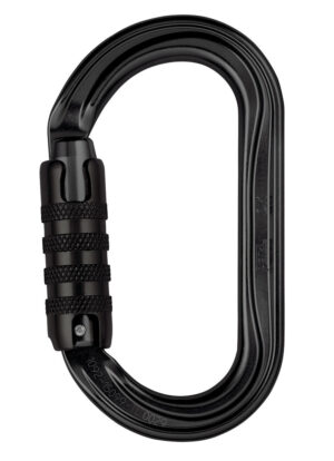 PETZL OK Aluminium karabiner - Triact-Lock - Zwart