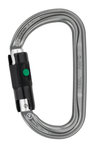 PETZL Am’D Aluminium karabiner - Ball-Lock - Grijs