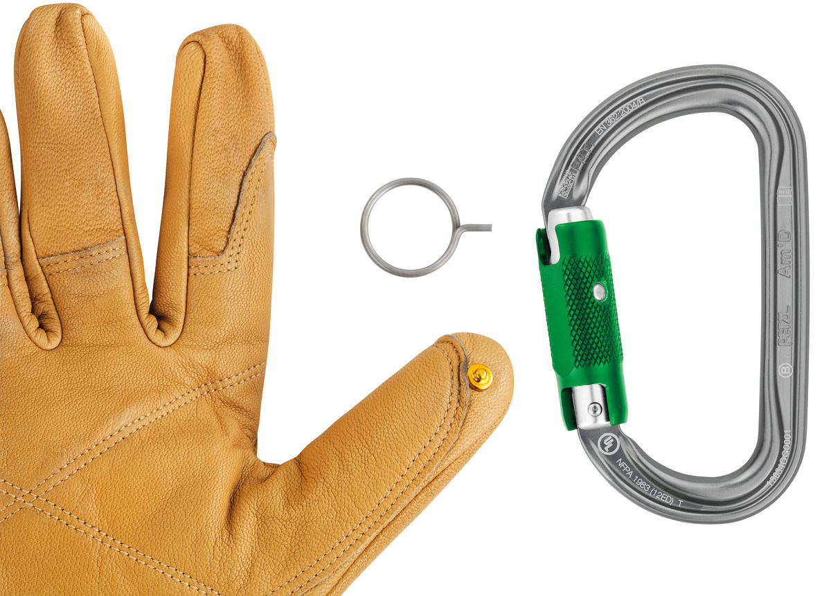PETZL Am’D PIN-LOCK Aluminium karabiner - Pin-Lock - Grijs - 1pack - Afbeelding 5