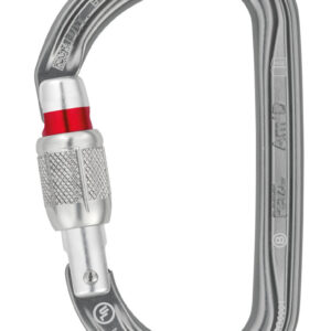 PETZL Am’D Aluminium karabiner - Screw-Lock - Grijs