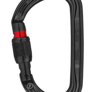 PETZL Am’D Aluminium karabiner - Screw-Lock - Zwart
