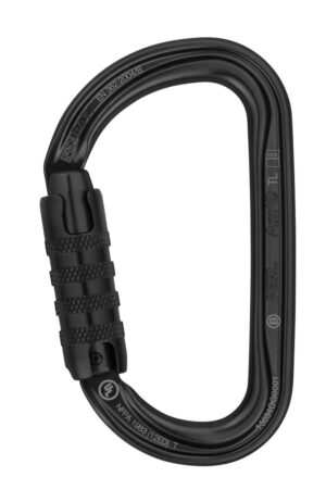 PETZL Am’D Aluminium karabiner - Triact-Lock - Zwart