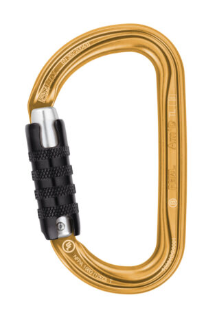PETZL Am’D Aluminium karabiner - Triact-Lock - Goud
