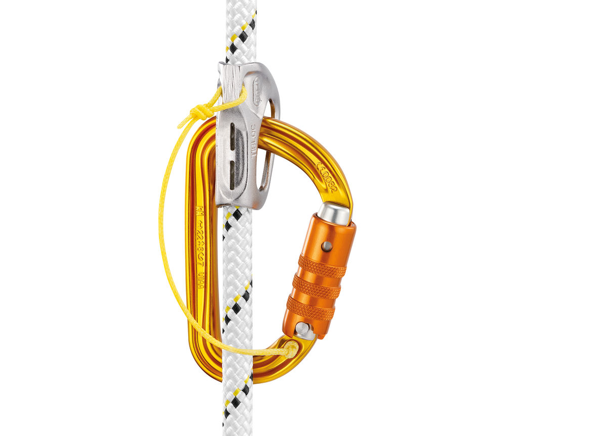 PETZL Sm'D Aluminium karabiner - Screw-Lock - Geel - Afbeelding 2