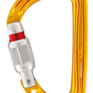 PETZL Sm'D Aluminium karabiner - Screw-Lock - Geel