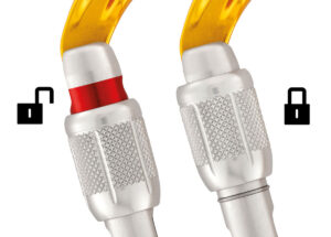 PETZL Sm'D Aluminium karabiner - Screw-Lock - Geel - Afbeelding 5