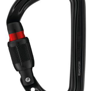 PETZL Sm'D Aluminium karabiner - Screw-Lock - Zwart