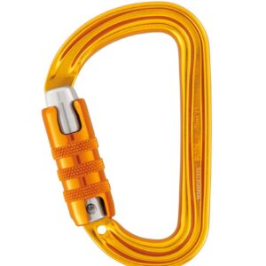 PETZL Sm'D Aluminium karabiner - Triact-Lock - Geel