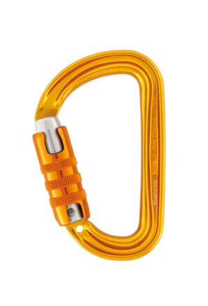 PETZL Sm'D Aluminium karabiner - Triact-Lock - Geel