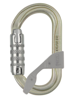 PETZL OXAN Stalen karabiner - Triact-Lock - Goud -EU - Afbeelding 2
