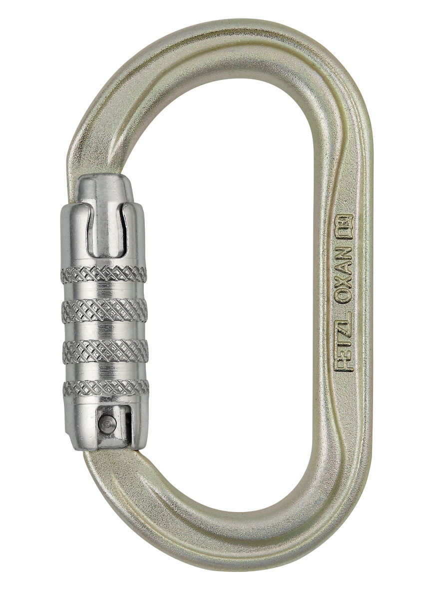 PETZL OXAN Stalen karabiner - Triact-Lock - Goud -EU