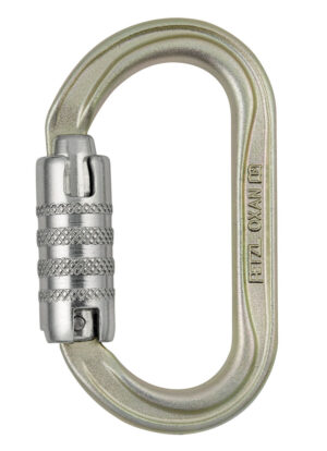 PETZL OXAN Stalen karabiner - Triact-Lock - Goud - International