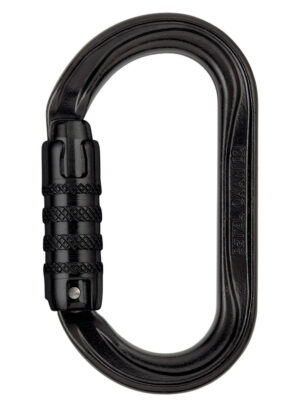 PETZL OXAN Stalen karabiner - Triact-Lock - Zwart - International