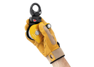 PETZL SPIN L1D Katrol zonder teruglooprem - Geel - Afbeelding 2
