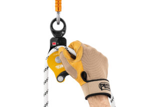 PETZL SPIN L1 Katrol zonder teruglooprem - L1 - Geel - Afbeelding 3