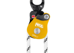 PETZL SPIN L1 Katrol zonder teruglooprem - L1 - Geel - Afbeelding 4