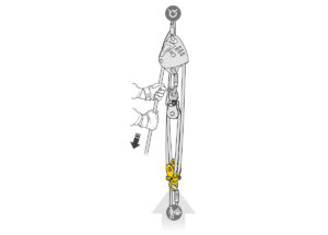 PETZL SPIN L2 Katrol zonder teruglooprem - L2 - Zwart - Afbeelding 5