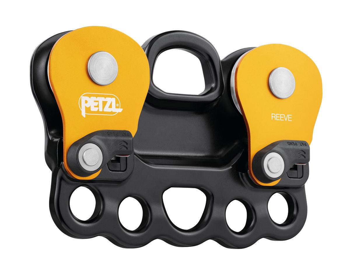 PETZL REEVE Verplaatsingskatrol voor reddingsacties - Geel