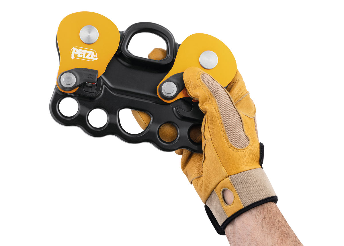 PETZL REEVE Verplaatsingskatrol voor reddingsacties - Geel - Afbeelding 2