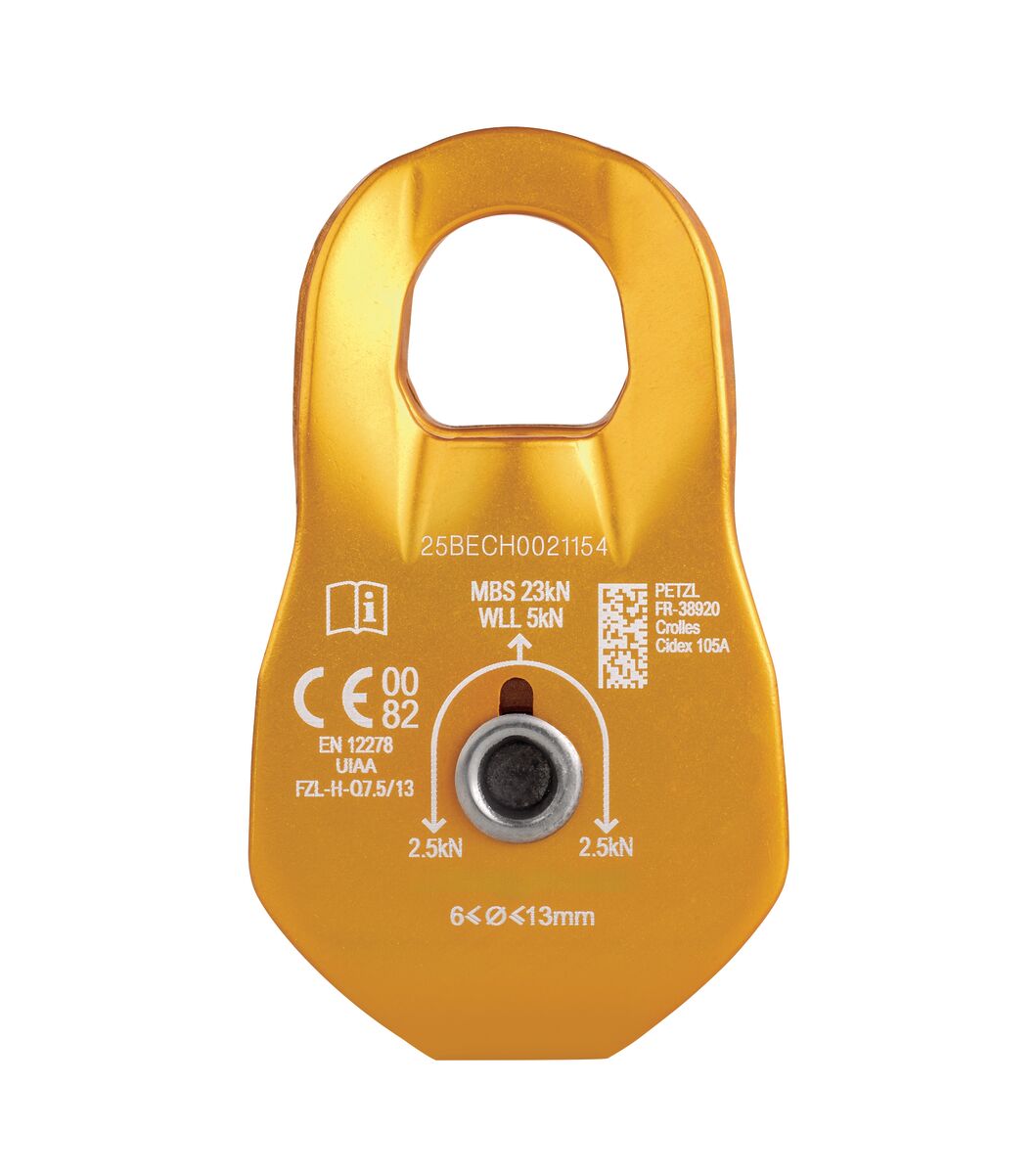 PETZL FIXE Katrol zonder teruglooprem - Zwart - Afbeelding 2