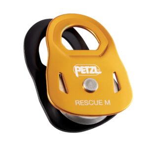 PETZL RESCUE M Katrol zonder teruglooprem - Maat M - Geel
