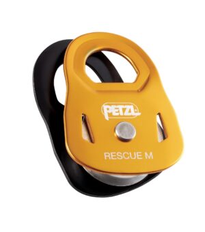 PETZL RESCUE M Katrol zonder teruglooprem - Maat M - Geel