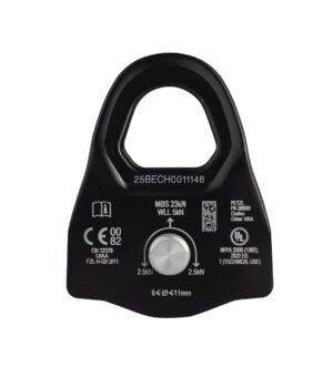 PETZL MINDER S1 Katrol zonder teruglooprem - Enkel - Geel - Afbeelding 2