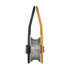 PETZL MINDER S1 Katrol zonder teruglooprem - Enkel - Geel - Afbeelding 3
