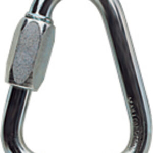 PETZL DELTA Stalen snelschakel - Driehoeksvorm - Grijs - 10 mm