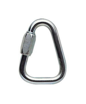PETZL DELTA Stalen snelschakel - Driehoeksvorm - Grijs - 8 mm - Afbeelding 2