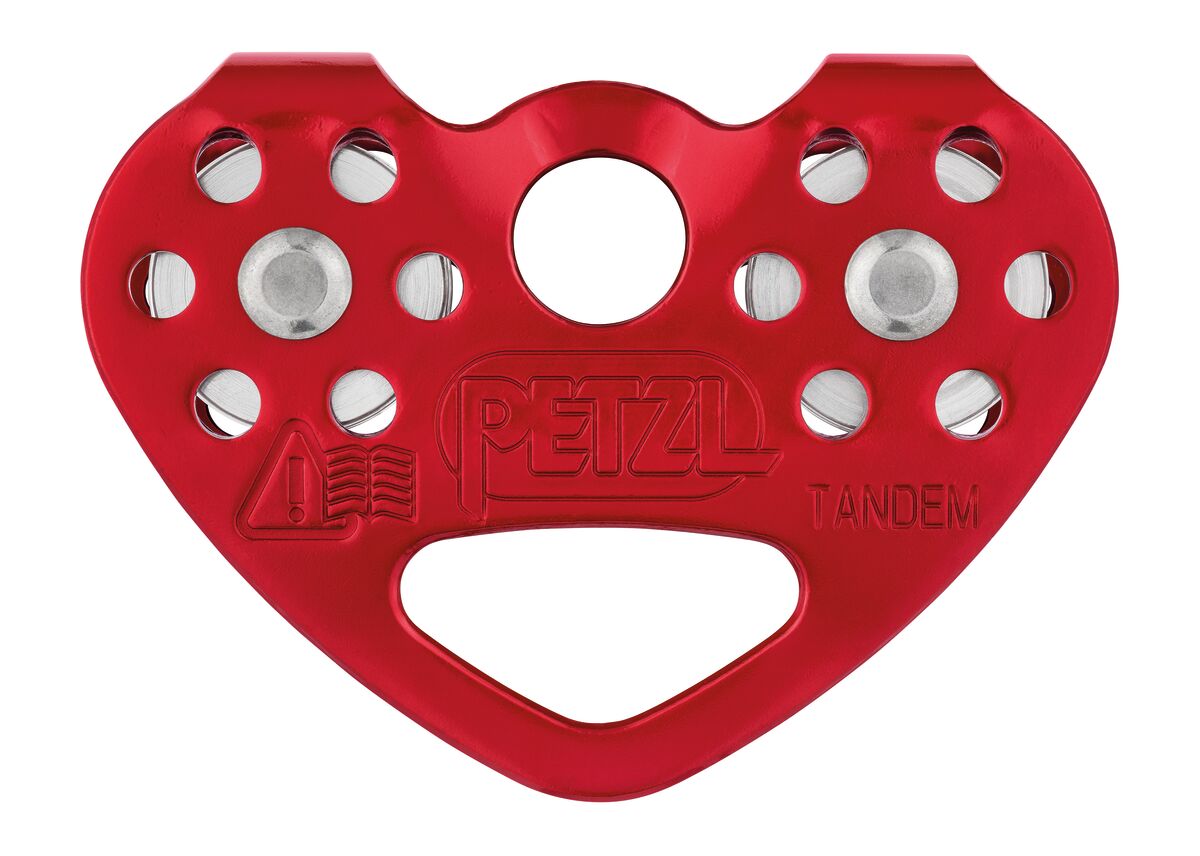 PETZL TANDEM® Katrol zonder teruglooprem - Dubbel
