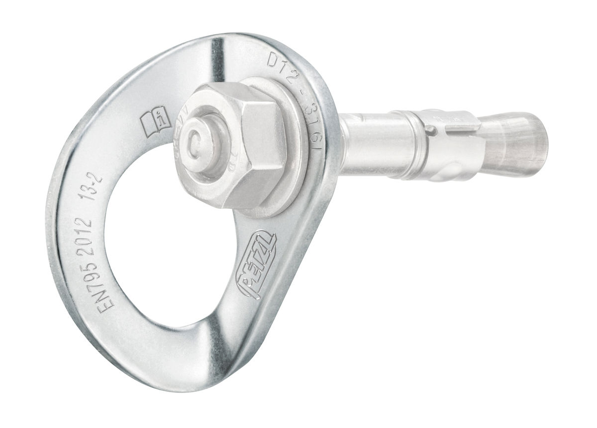 PETZL COEUR STAINLESS Verankering - Plaatje/Pen/Moer - 12MM - 20pack - Afbeelding 2