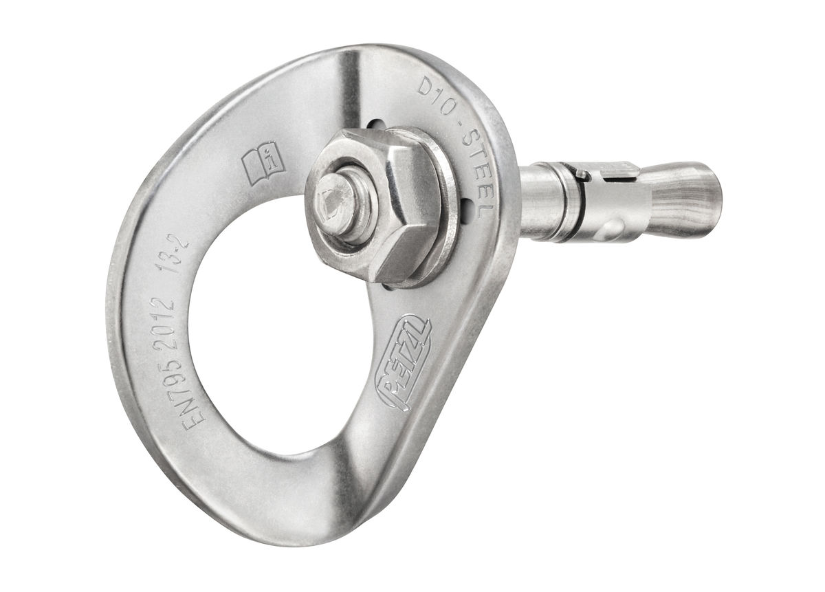 PETZL COEUR BOLT STEEL Verankering - Plaatje/Pen/Moer - 10MM - 20pack