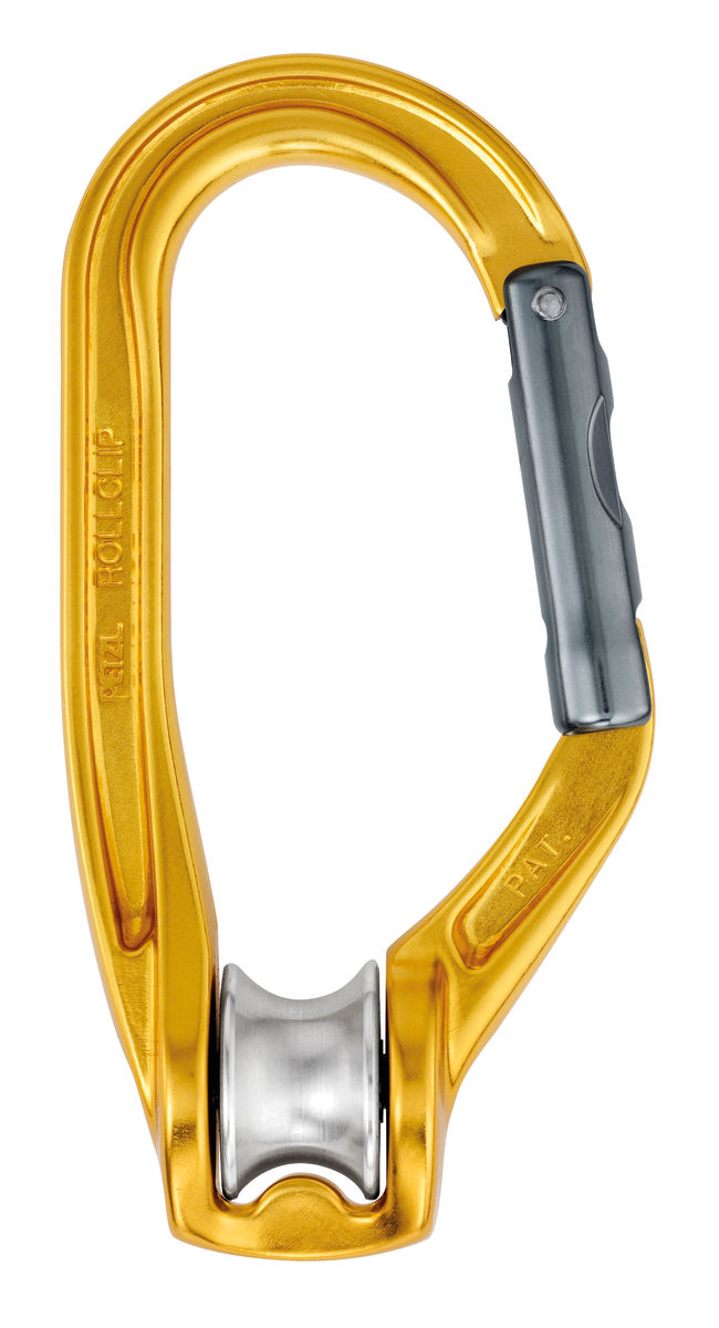 PETZL ROLLCLIP A Aluminium karabiner - Niet sluitend