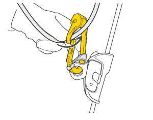 PETZL ROLLCLIP A Aluminium karabiner - Niet sluitend - Afbeelding 2